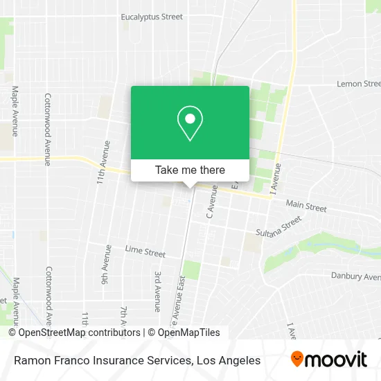 Ramon Franco Insurance Services map