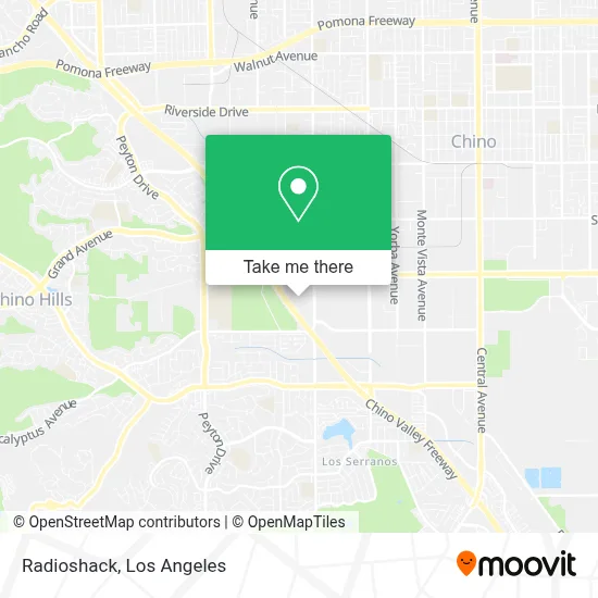 Radioshack map