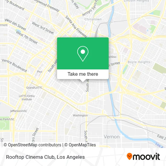 Rooftop Cinema Club map