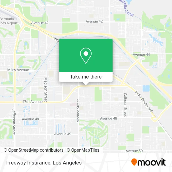 Freeway Insurance map