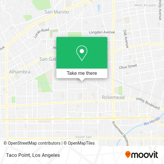 Taco Point map