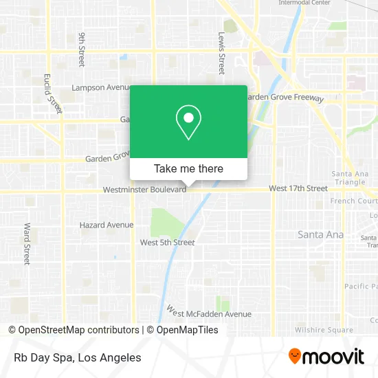 Rb Day Spa map