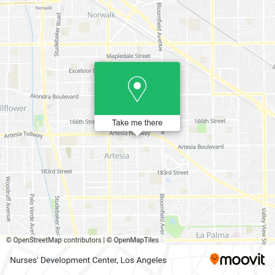 Nurses' Development Center map