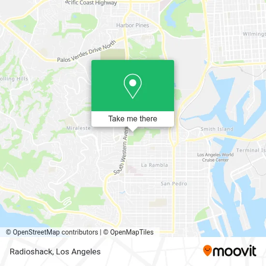 Radioshack map