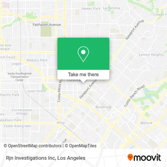 Rjn Investigations Inc map