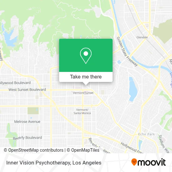 Inner Vision Psychotherapy map