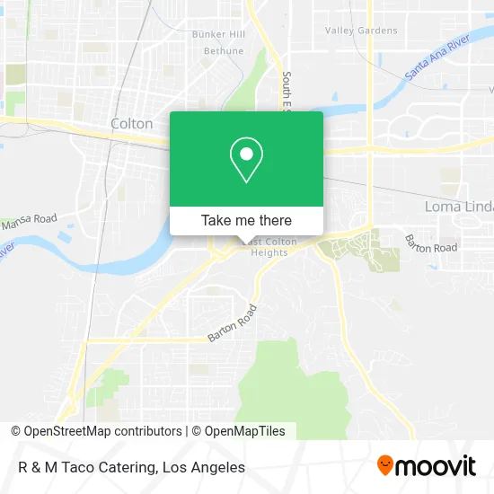 R & M Taco Catering map