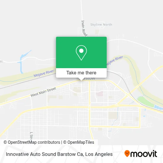 Innovative Auto Sound Barstow Ca map