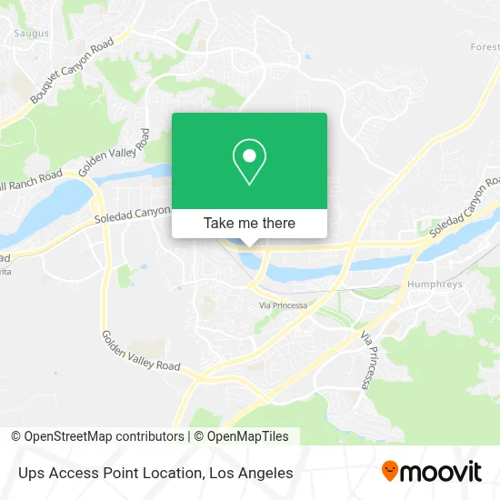 Ups Access Point Location map