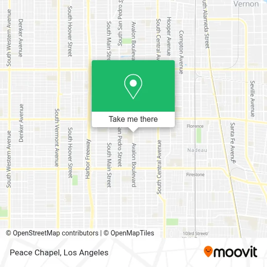 Peace Chapel map