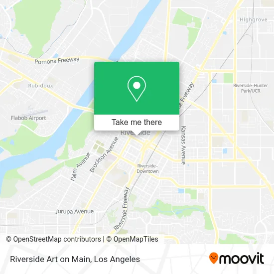 Riverside Art on Main map