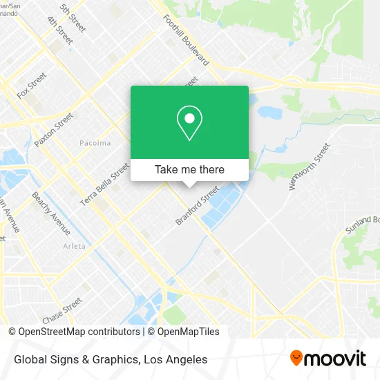 Global Signs & Graphics map
