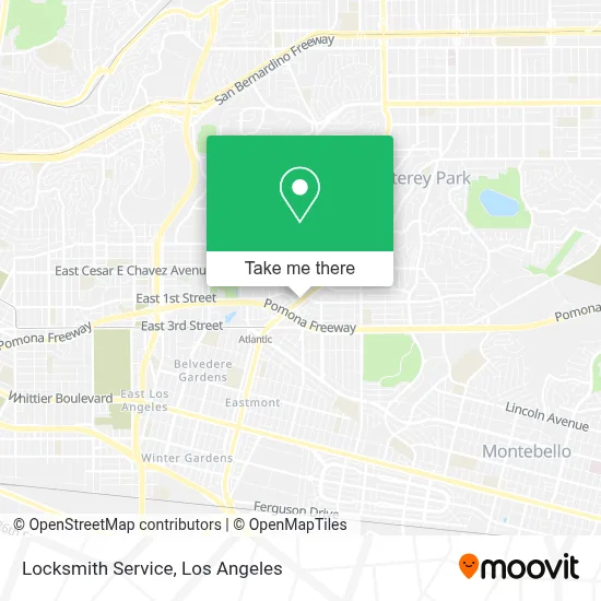 Locksmith Service map