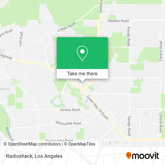 Radioshack map