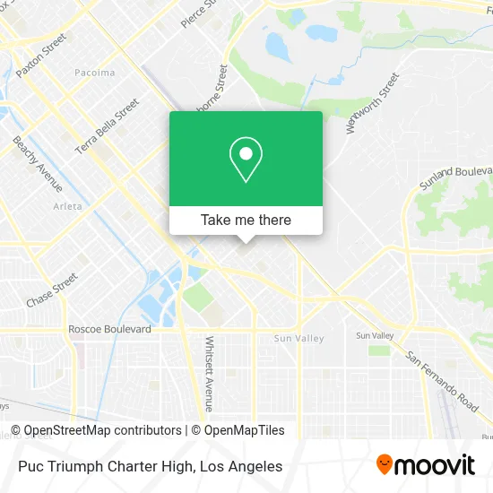 Puc Triumph Charter High map