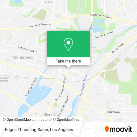 Edges Threading Salon map
