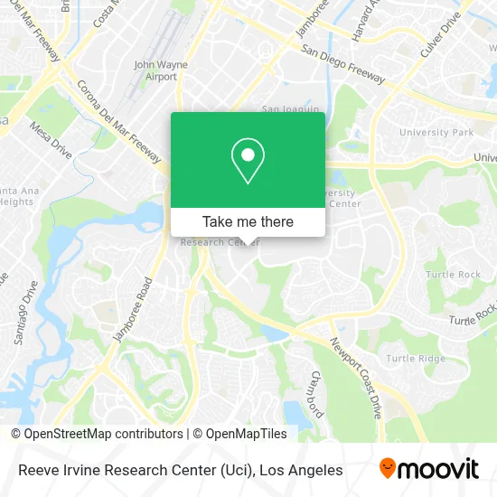 Reeve Irvine Research Center (Uci) map