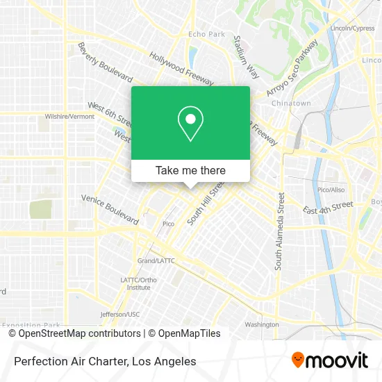 Perfection Air Charter map