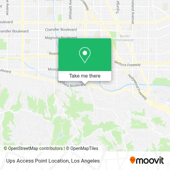 Ups Access Point Location map