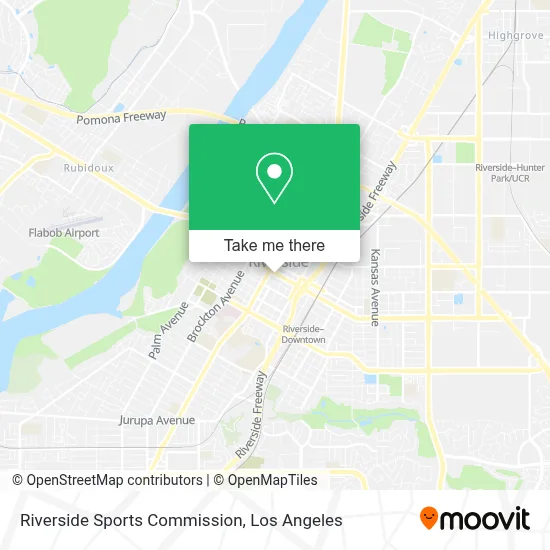 Riverside Sports Commission map