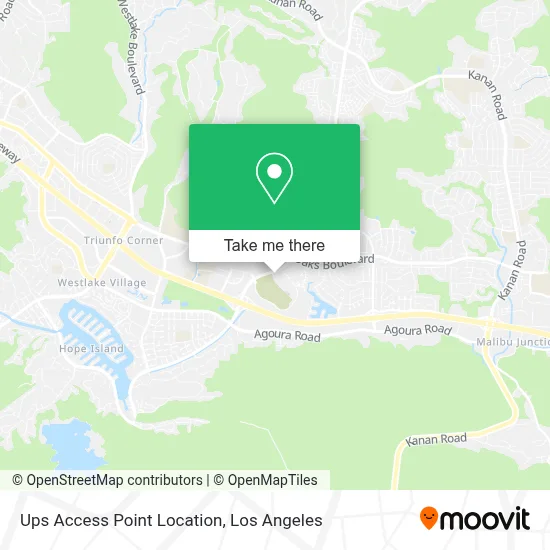 Ups Access Point Location map