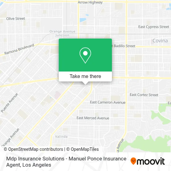 Mdp Insurance Solutions - Manuel Ponce Insurance Agent map