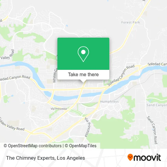 The Chimney Experts map