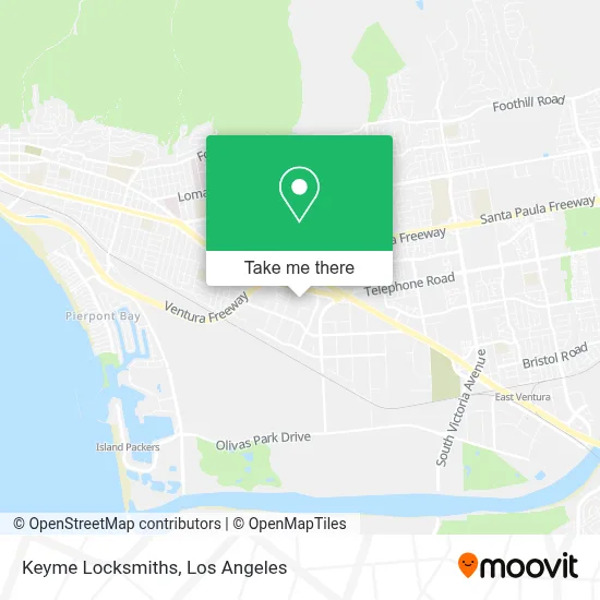 Keyme Locksmiths map
