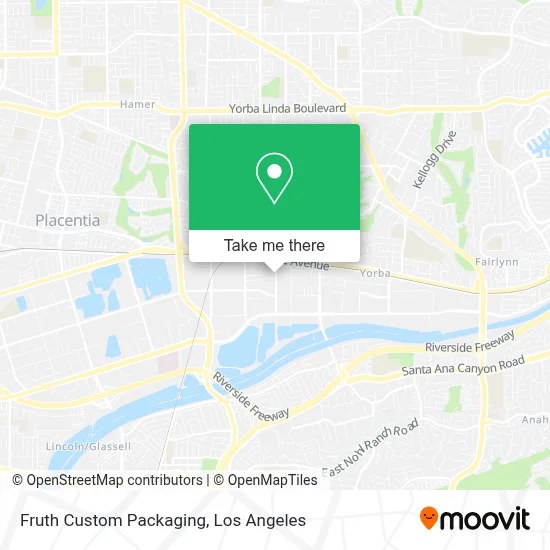 Fruth Custom Packaging map