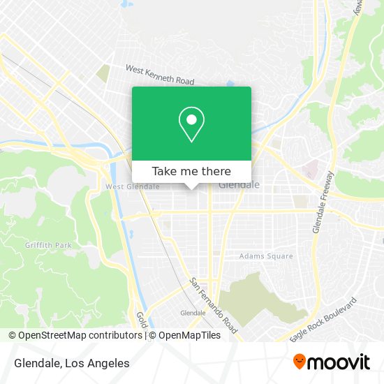 Glendale map