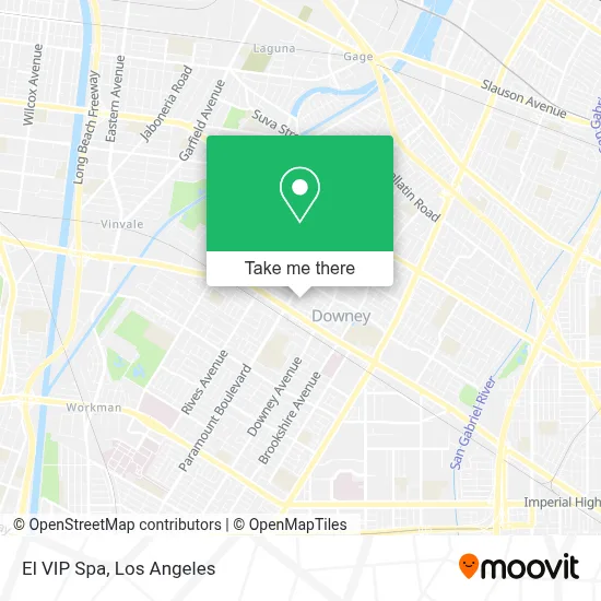 El VIP Spa map