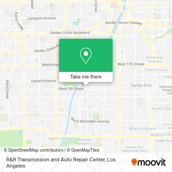R&R Transmission and Auto Repair Center map