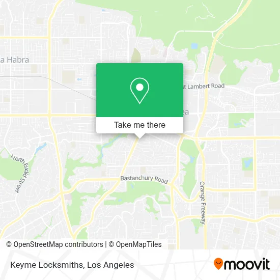 Keyme Locksmiths map