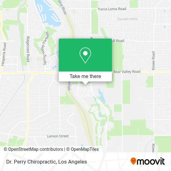 Dr. Perry Chiropractic map