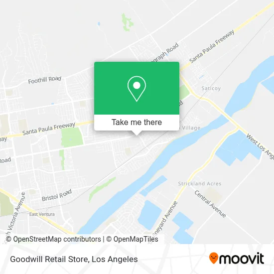 Goodwill Retail Store map