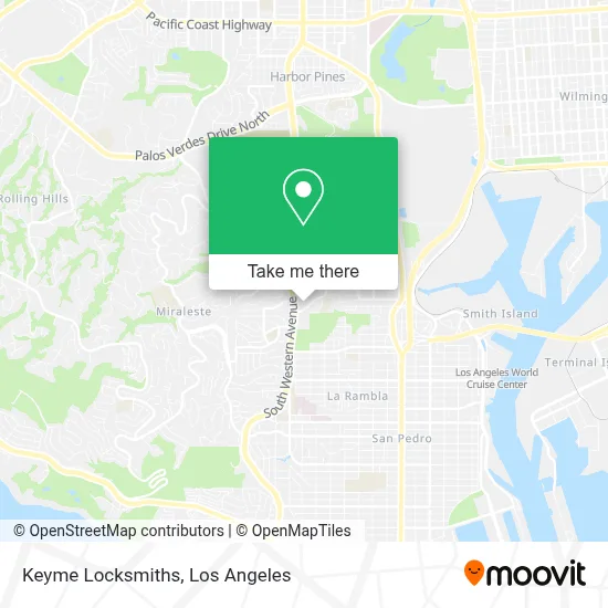 Keyme Locksmiths map