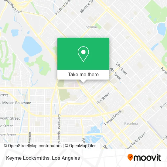 Keyme Locksmiths map