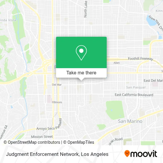 Judgment Enforcement Network map
