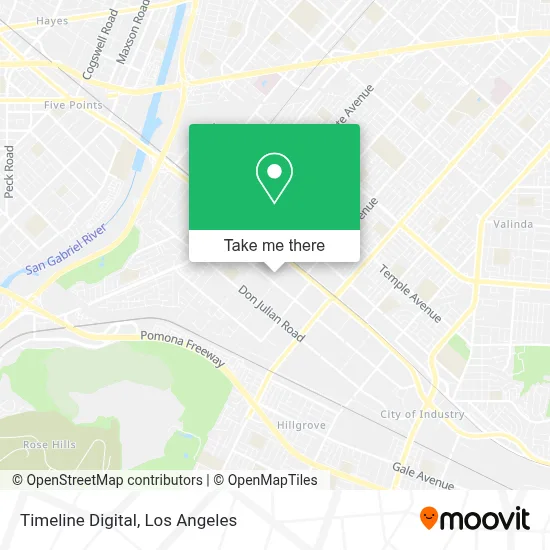 Timeline Digital map