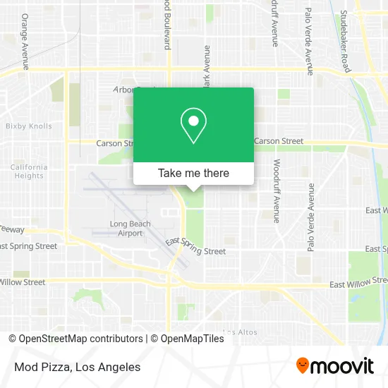 Mod Pizza map