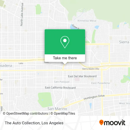 The Auto Collection map