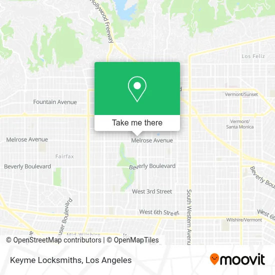 Keyme Locksmiths map