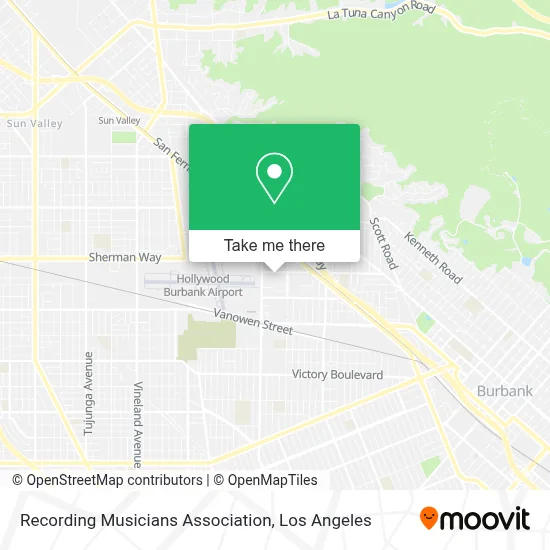 Recording Musicians Association map