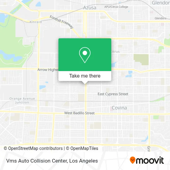 Vms Auto Collision Center map