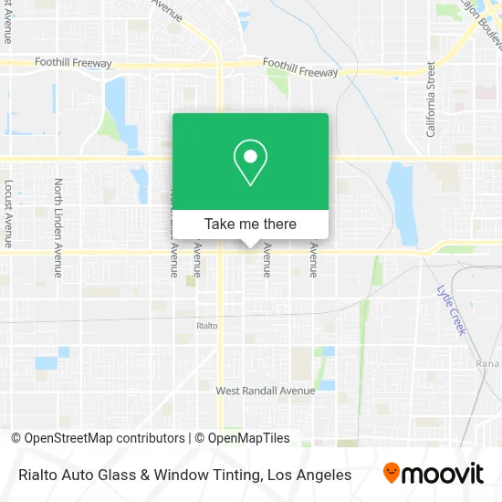 Rialto Auto Glass & Window Tinting map
