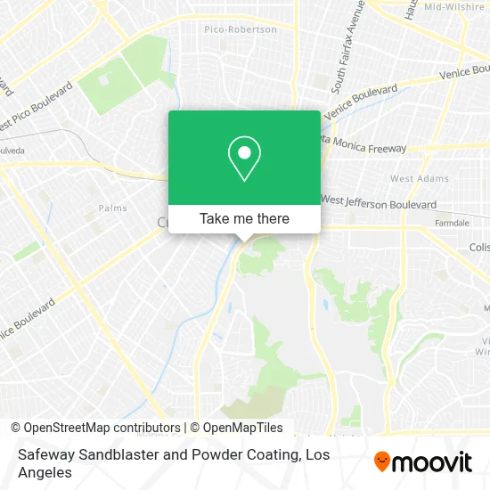 Safeway Sandblaster and Powder Coating map