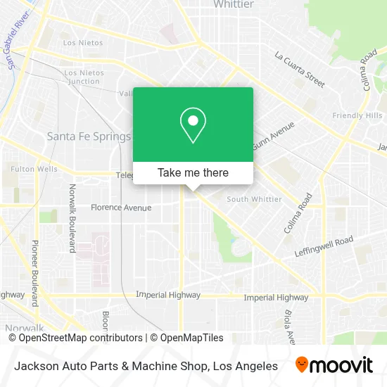 Jackson Auto Parts & Machine Shop map