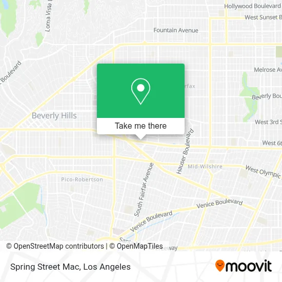 Spring Street Mac map