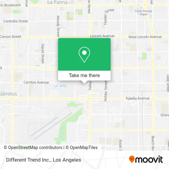 Different Trend Inc. map
