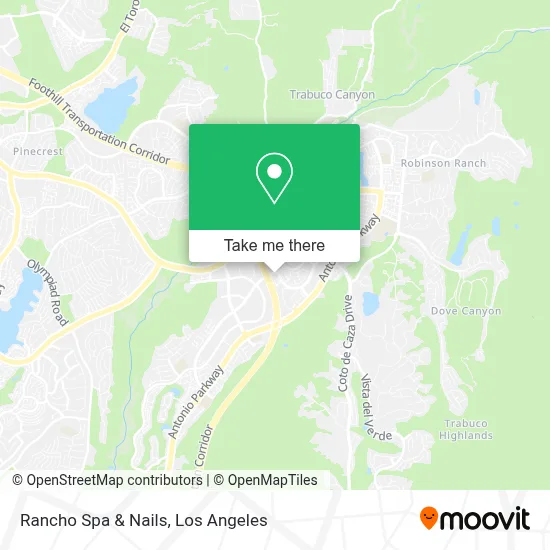 Rancho Spa & Nails map